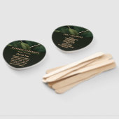 王室のダークグ葉ロン結婚グの儀式 ハンドファン (組立なし)