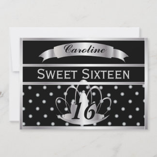 王室のティアラSweet sixteen招待状カスタマイズ 招待状