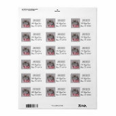 「王室のディバ・キャット」 ラベル (フルシート)