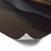 王室のハイランド牛ヴィンテージプリントビクトリアン、動物 ポスター (角)