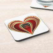 王室のハート コースター (左側)