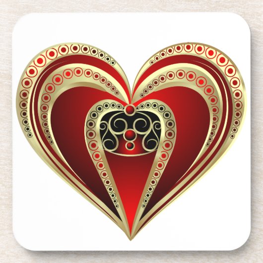 王室のハート コースター (正面)