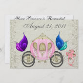 王室のパーティー- SRF 招待状 (正面/裏面)