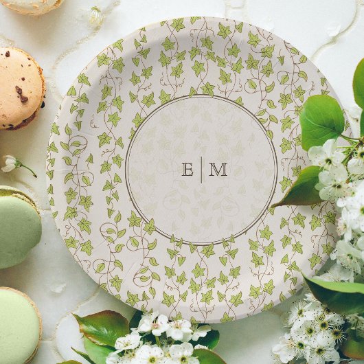 王室のビクトリアンエレガント結婚フローラ ペーパープレート