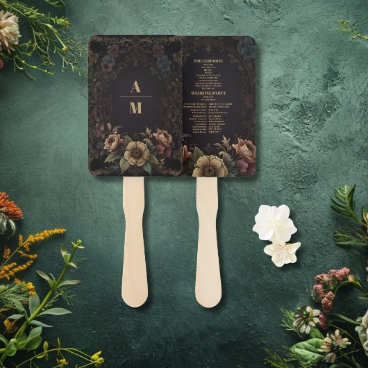 王室のビクトリアンゴシック結婚フローラ ハンドファン