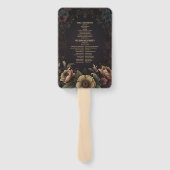 王室のビクトリアンゴシック結婚フローラ ハンドファン (裏面)