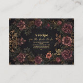 王室のビクトリアンフローラブライダル エンクロージャーカード (正面)