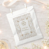 王室のフルーアデリスアールデコ金ゴールドホワイト20結婚s フェイバーバッグ (クリップ留めされた状態)