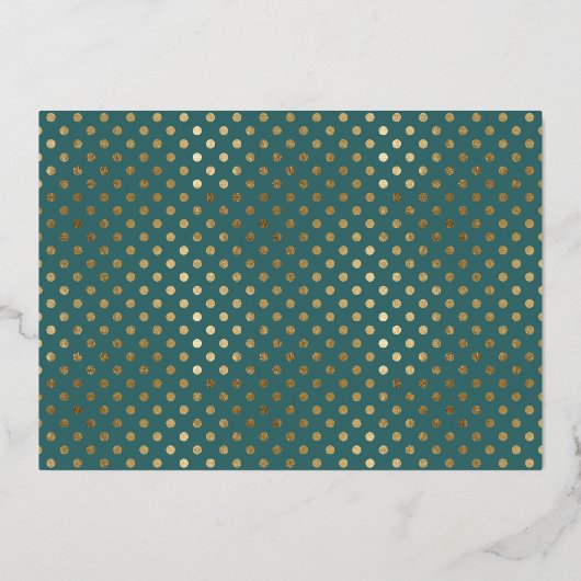 王室のフローラ誕生写真の発表 箔招待状 (裏面)