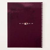 王室のブルゴーニュフローラジオメト結婚リ プランナー手帳 (裏面)