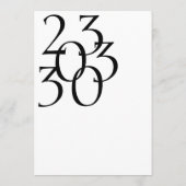 王室のブルーオミニマルプレンス結婚タイポグラフィ セーブザデート (裏面)