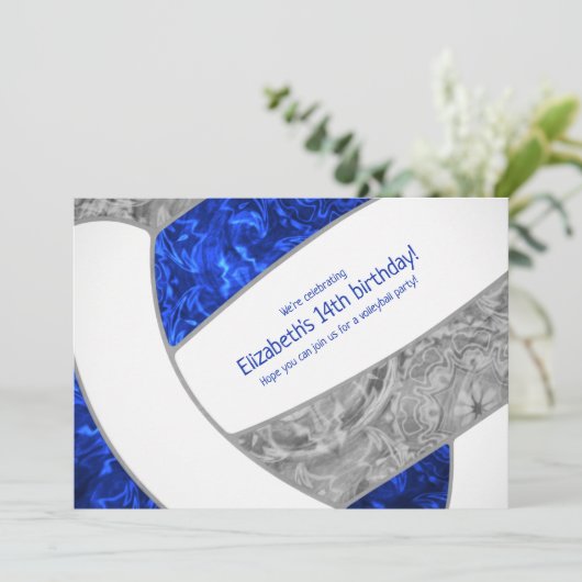 王室のブルーグレガーリーーの誕生日パーティー 招待状 (スタンド正面)