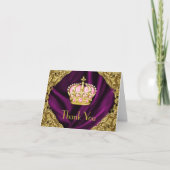 王室のプリンセスありがとう サンキューカード (正面)