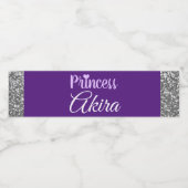王室のプリンセスパファンシーープル ペットボトルラベル (シングルラベル)