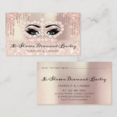 王室のプリンセスメイクアップアーティストラッシュバラグリーン 予約カード (正面/裏面)