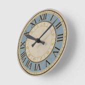 王室のプリンセス城時計 ラウンド壁時計 (傾斜)