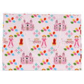 王室のプリンセス誕生会 ラージペーパーバッグ (裏面)