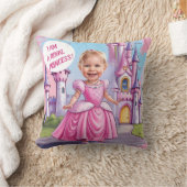 王室のプリンセス4歳の誕生日 クッション (ブランケット)