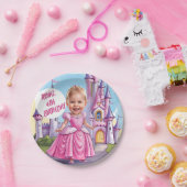 王室のプリンセス4歳の誕生日 ペーパープレート (パーティー)