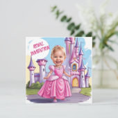 王室のプリンセス4歳の誕生日 招待状 (スタンド正面)