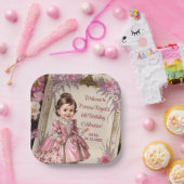 王室のプリンセス6th誕生日パーティー ペーパープレート (パーティー)