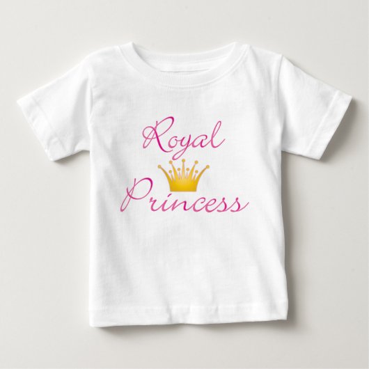 王室のプリンセス ベビーTシャツ (正面)