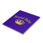 王室のベビーとゴールデンクラウン タイル (側面)