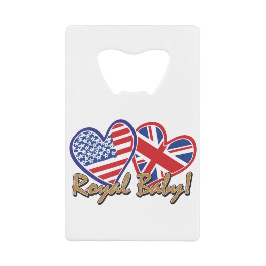 王室のベビー クレジットカード栓抜き (正面)