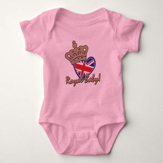 王室のベビー ベビーボディスーツ (正面)