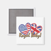 王室のベビー マグネット (正面/裏面)