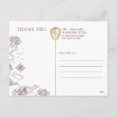 王室のミュース中世ファンタジー旧世界地図結婚の シーズンポストカード (裏面)