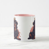 王室のロットワイラードッククイーンクラウン マグカップ (中央)