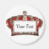 王室の冠 マグネット (正面)