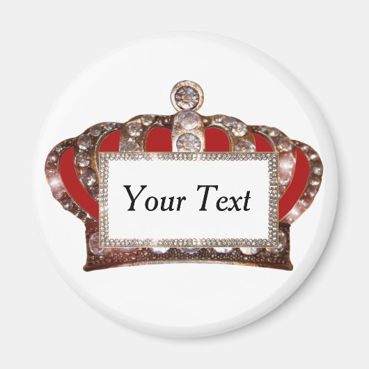 王室の冠 マグネット (正面)