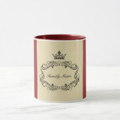 王室の名前のマグ マグカップ (中央)