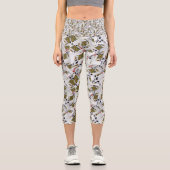 「王室の層：王の積み重なったポーカーカード」 カプリレギンス (正面)