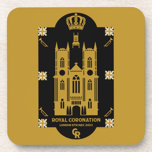 王室の戴冠式 コースター (正面)