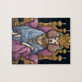 王室の戴冠王チャールズおもしろいド ジグソーパズル (横)