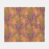 王室の抽象芸術スターパーソナライズされたフリースブランケット フリースブランケット (正面(横))