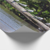 王室の提灯，トルトゥゲロ川河口 – Costa Rica ラッピングペーパー (角)