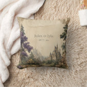 王室の森の城エンチャント結婚 クッション (ブランケット)