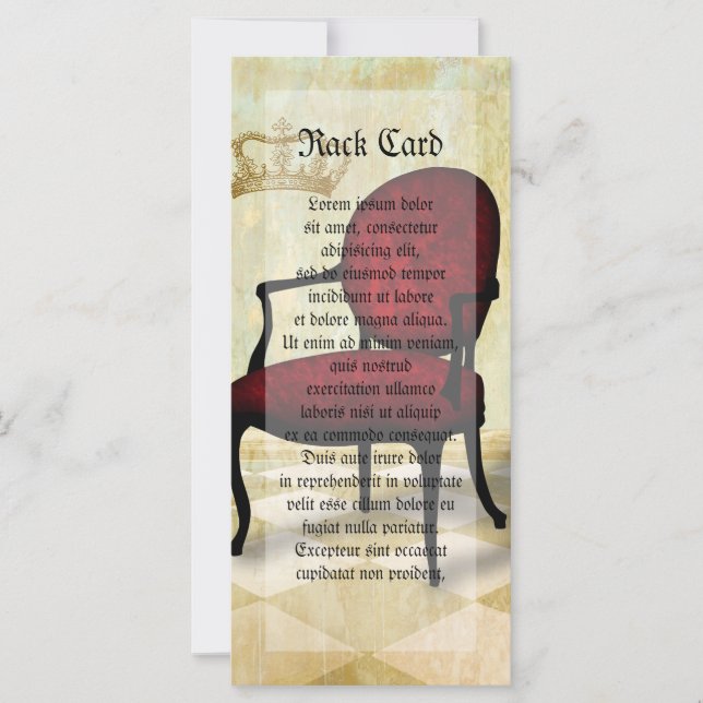 王室の椅子と冠 (正面)