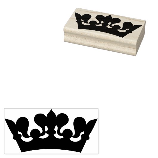 王室の王冠 ラバースタンプ (押印)