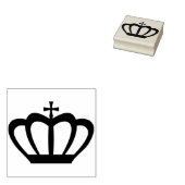 王室の王冠 ラバースタンプ (押印)