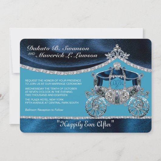 王室の童話招待状 招待状 (正面)