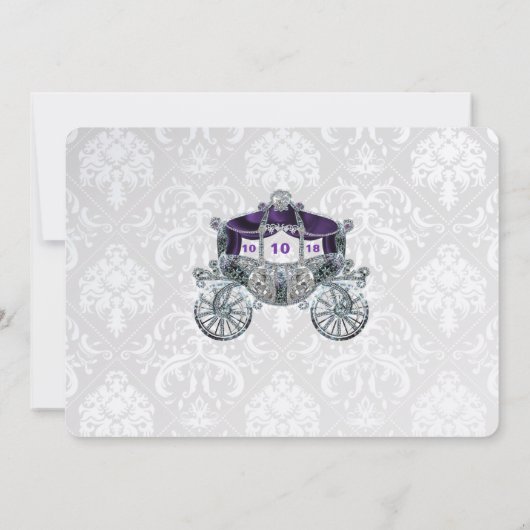 王室の童話招待状 招待状 (裏面)