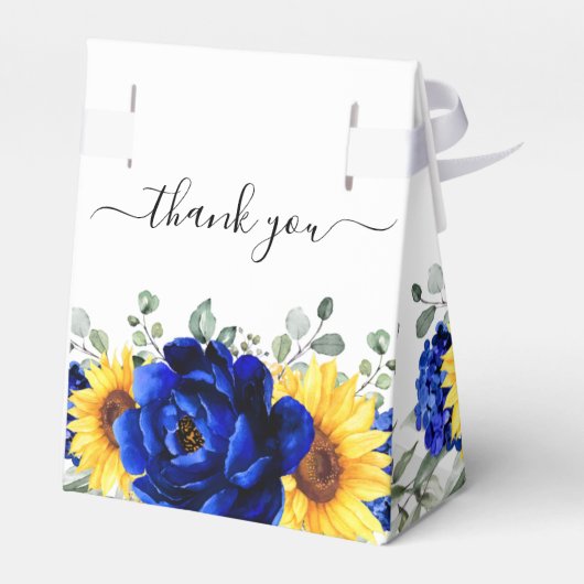 王室の素朴青ひまモダンフローラ結婚ズ フェイバーボックス (裏面サイド)