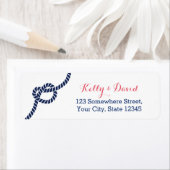 王室の結び結び結婚差出人住所 ラベル (インサイチュ)