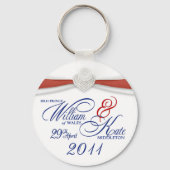 王室の結婚の土産 – William & Kate Key Rings キーホルダー (正面)