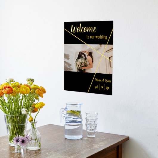 王室の結婚実在歓迎箔 箔ポスター (レイダウン (キッチン))